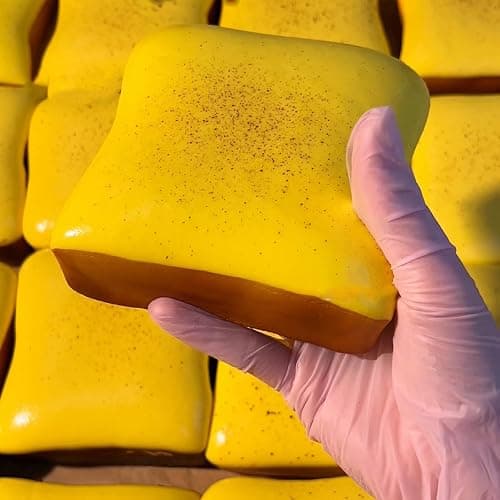 Sticky Bread Butter, Slow Rising, Food Squishys, Realistic Shaped, Slow Rise Squishys, Glitter Moldable Toys, Squeeze Food Toy for Adults thumbnail 3