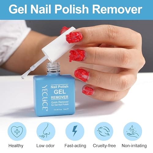 Gel Nail Polish Remover, Gel Polish Remover for Nails, No Need for Foil, Quick & Easy Polish Remover In 3-5 Minutes, No Need Soaking Or Wrapping-15ml thumbnail 3