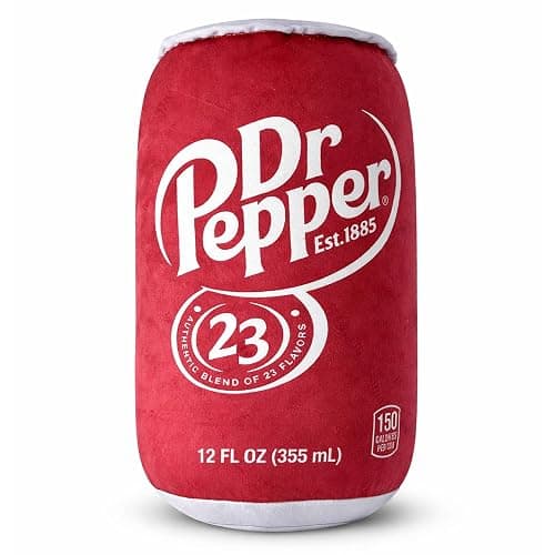 Torendi Dr Pepper Pillow – Soda Can Plush Pillow, Funny Gag Gift for Men & Women, Soft Decorative Cushion for Bedroom, Living Room & Couch - Image 1