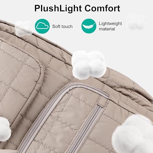 Bluboon Backpack for Girls Kids School Backpacks Bow Quilted Bookbag Multiple Pockets Lightweight 15.6 Laptop Backpack for Elementary Primary Middle School thumbnail 7