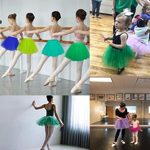 XINXIYAN Tutu for Girls Womens Skirt 5 Layers Mardi Gras Outfit Halloween Costume Dress Party Favor thumbnail 5