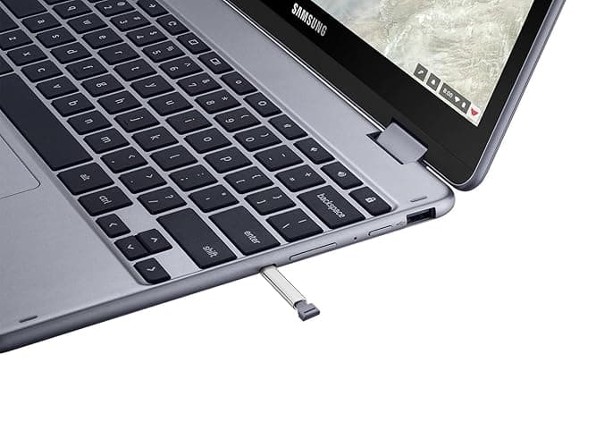 SAMSUNG Chromebook Plus V2 360 2-in-1 Laptop w/Dual Webcam (12.2" FHD+ Touchscreen,Intel Celeron 3965Y, 4GB RAM, 128GB (64GB eMMC+64GB SD Card), Stylus Pen) Home & Education, IST SDCard, Chrome OS - 128GB storage thumbnail 4