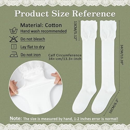 YOYOU Knee High Socks for Women Soft Cozy Long Stocks Knee High Stockings Fashion Calf Socks for Casual Outdoor Sport thumbnail 5