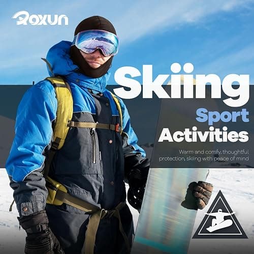 ROXUN Balaclava Ski Mask, 5 Pack Neck Gaiter Motorcycle Scarf, Summer Cooling UV Protector Men/Women thumbnail 3