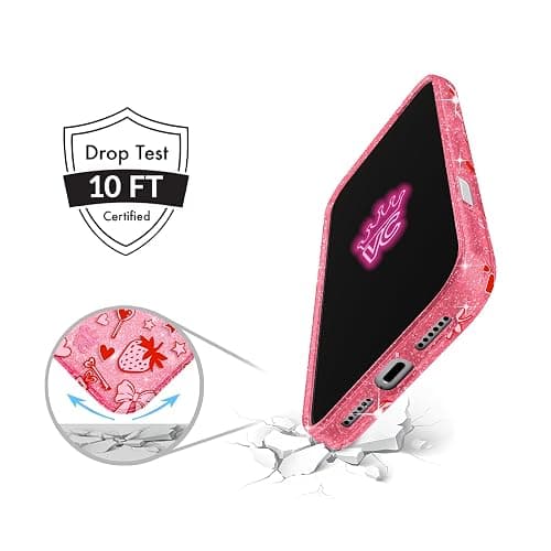 VELVET CAVIAR Case for iPhone 17 Pro | Compatible with MagSafe | 10ft Drop Tested | Protective Valentine's Day Cases | Be Mine Glitter thumbnail 4