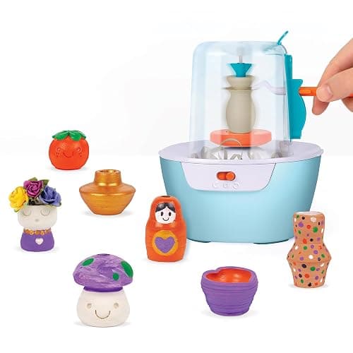 Make It Real: Mini Pottery Studio Deluxe Set - DIY All-in-1 Sculpting Craft Kit, All Skill Levels, Miniature Clay Projects, Kids Girls & Tweens Age 8+ thumbnail 5