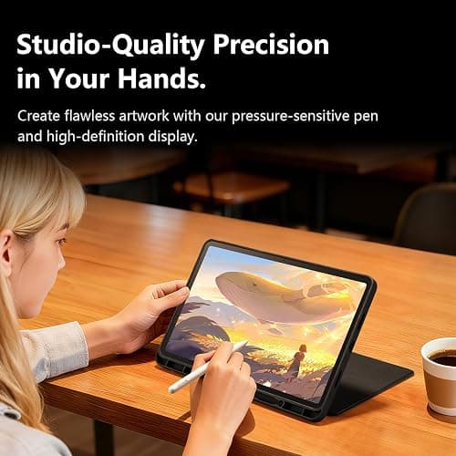 RubensTab T12 Standalone Drawing Tablet, 12 inch Tablet No Computer Needed | No Computer Needed, Octa-Core CPU, Pre-Installed Drawing Apps & Tutorials, More Bonus Items for Beginners, Artists, Students thumbnail 2