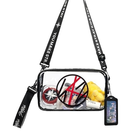 SGESYE Stray Light stick Storage Bag Transparent PVC Shoulder Bag Concert Crossbody Bag For Skz's Stay Fans Gifts - Image 1