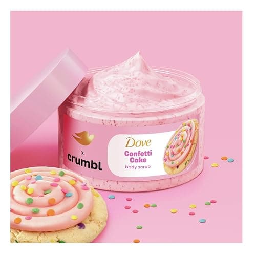 Dove Moisturizing Body Wash & Scrub | Confetti Cake Scent | 20oz Wash + 15oz Scrub | Limited Edition thumbnail 5