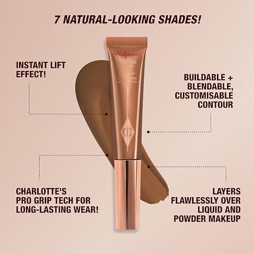 Charlotte Tilbury Hollywood Liquid Contour Wand - Easy-to-Use Contour Stick & Liquid Bronzer for Sculpting & Shaping - Leaves a Natural-Looking Sculpted Finish thumbnail 5