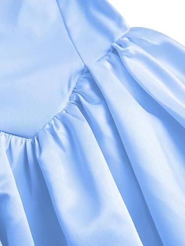 Rosegalette Womens Strapsless Bubble Mini Dress Back Lace Up Cute Bow Tie Cocktail Party Homecoming Prom Dresses thumbnail 6