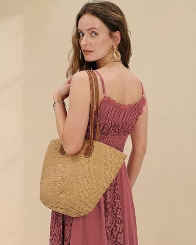 Gacaky Summer Dress for Women Casual Lace Floral Embroidered Bohemian Maxi Dress Flowy A Line Beach Long Dresses thumbnail 4