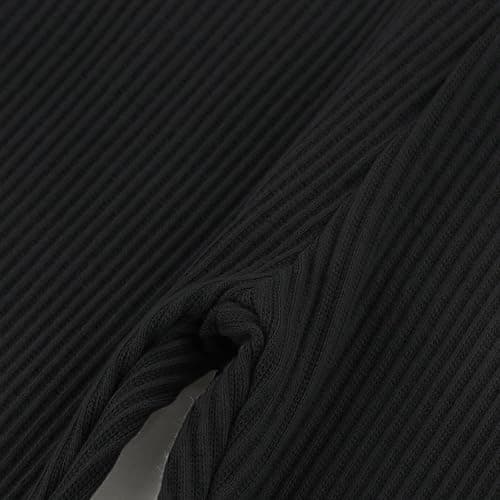ACESTAR Girls Ribbed Knit Bell Bottom Pants Toddler Elastic Waist Ruffle Leggings Flared Pants (2-10 Years) thumbnail 3