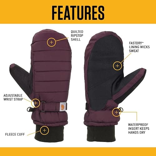Carhartt womens Quilts Insulated Mitten thumbnail 4