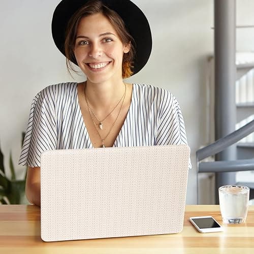 BaayCerrie Beige Woven Fabric Design for MacBook Pro 16 inch Case 2023 2021 Model A2991 A2780 A2485 M3 M2 M1 Pro/Max Chip thumbnail 7