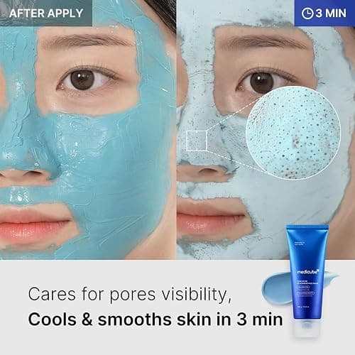 medicube Zero Pore Blackhead Mud Mask - Pore Cleansing & Gentle Exfoliating | Blackhead-Removing Clay Mask with AHA BHA PHA, Pore Minimizing & Cooling Care, 3 Min Quick Dry, Korean Skincare 3.52 oz. thumbnail 4