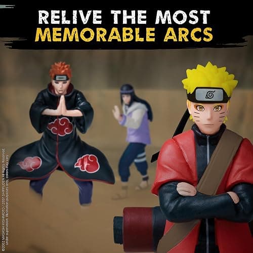 P.M.I. Naruto Shippuden Collectible Mini Figures 6 Pack Deluxe Box | Anime Action Toy Set Featuring Team 7 Ninjas, Akatsuki, Legendary Sannin & Rare Shinobi (Assortment D) thumbnail 6