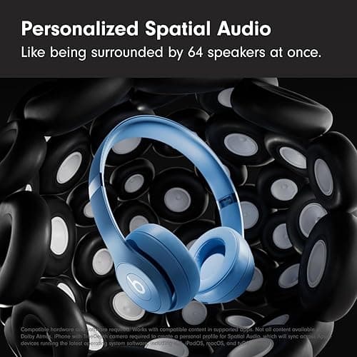 Beats Solo 4 - Wireless Bluetooth On-Ear Headphones, Apple & Android Compatible, Up to 50 Hours of Battery Life - Slate Blue - Slate Blue - Solo4 - Without AppleCare+ thumbnail 3