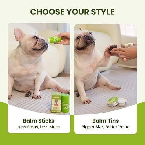 PawSono Lick-Safe Dog Paw & Nose Balm with Coconut Oil | All-Natural Moisturizer & Soother for Dry, Cracked Pads & Snout| Cat Wax & Cream, Nose Butter for frenchies| Horse Hoof Care (60 g /2.1 oz) thumbnail 9
