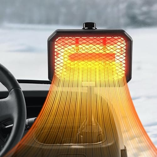 Xislet Golf Cart Electric Heater [2-Second Quick Heat] 400W Quiet & Safe Carbon Fiber Golf Cart Heater, Easy to Install Battery Powered Heater, Stable Fit 48V Club Car/Yamaha/EZGO - Image 1