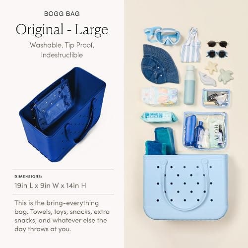 BOGG BAG Original Large Tote – 19” x 14” x 9” – Durable, Washable, Tip-proof – Beach, Pool, Boat, Work, Sports thumbnail 4
