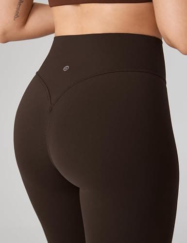 UNISSU Hugcurve No Front Seam Full Length High Waisted Workout Leggings for Women Buttery Yoga Pants Athletic Tights - 28'' thumbnail 4