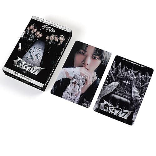 55 PCS Stray Kids Giant Album Photocards, Perfect KPOP Album SKZ Photocards, Straykids Album Photocards, Stray Kids Merch Lomo Cards Set, SKZ Merch Lomo Cards, Gift for Boys and Girls thumbnail 3