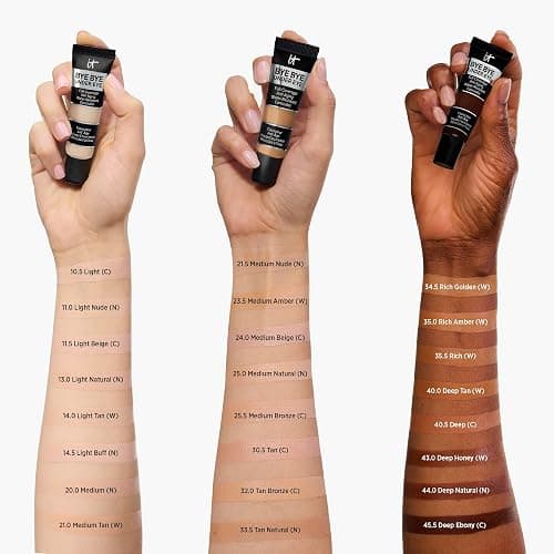 IT Cosmetics, Correcteur Anti-Âge Bye Bye Under Eye, Haute Couvrance, Waterproof, Enrichi en Peptides, Collagène & Acide Hyaluronique, 12 ml thumbnail 5