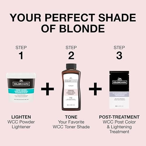 COLORCHARM Permanent Liquid Hair Toners | Neutralize Brass | Healthy-Looking Blondes Tones | Vegan & Free of Parabens thumbnail 8