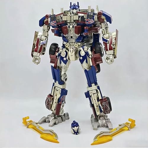 GERYNS Deformation Oversize Toy Action Figure Truck 12.6 Inches | Large Size Deformable Robot with Extra Interchangeable Head Gear Joints Alloy Parts for Adults Kids Ages 6+ thumbnail 2