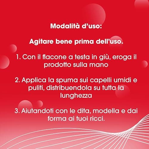 Bilba, Spuma con Germe Di Grano - Schiuma Capelli Ricci Perfetti con Ceramidi e Gocce d'Argan - Formula Professionale a Tenuta Extra Forte - Ravviva i Ricci con Azione Anticrespo per 24 h - 200 ml thumbnail 4
