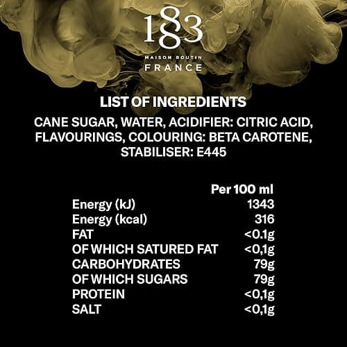 1883 Maison Routin Premium Pina Colada Flavoured Syrup for Cocktails, Mocktails, Smoothies, Iced Tea, Desserts Glass 1L thumbnail 2
