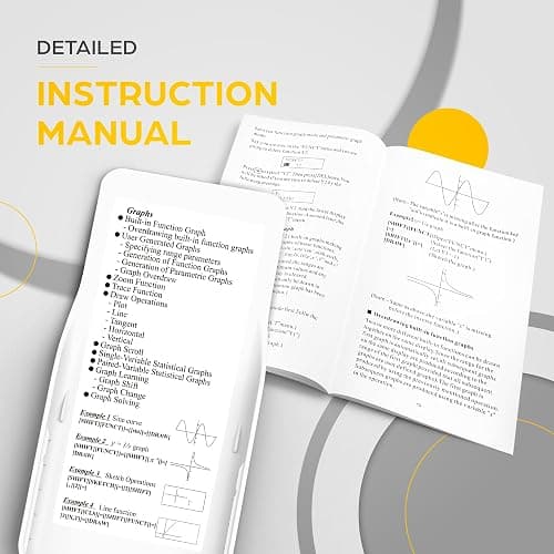 TOVO Scientific Calculator with Graphic Functions, 360+ Functions Graphing Calculator for Students, Large 3" Screen Multi-Mode Scientific Calculators for High School & College, TS-259 thumbnail 6