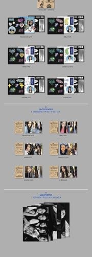 DREAMUS NewJeans New Jeans 1st EP Album Bluebook Version CD+Mini Poster On Pack+Log Book+Pin-up Book+Phoning Manual Book+ID Card+Sticker Pack+Photocard+Tracking Sealed (NEWJEANS Version) thumbnail 4