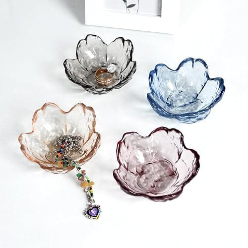 BIHOIB Crystal Black Flower Ring Dish Jewelry Tray thumbnail 7
