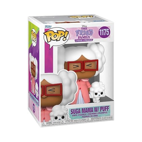 Funko POP Disney: Proud Family, Louder and Prouder - Suga Mama with Puff, Multicolor (61347) - Image 1
