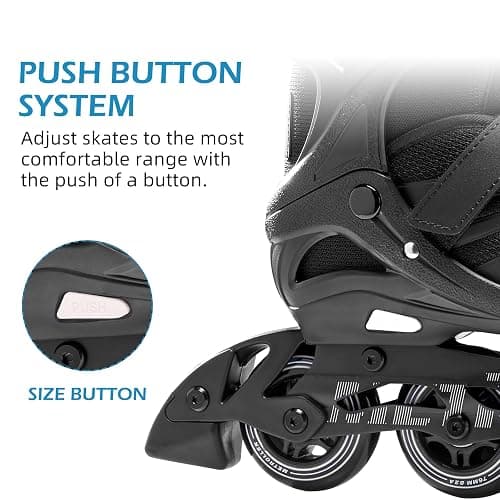 METROLLER Women Inline Skates Men Skates for Adult Female Male Adjustable Inline Skates for Teens Boys thumbnail 4