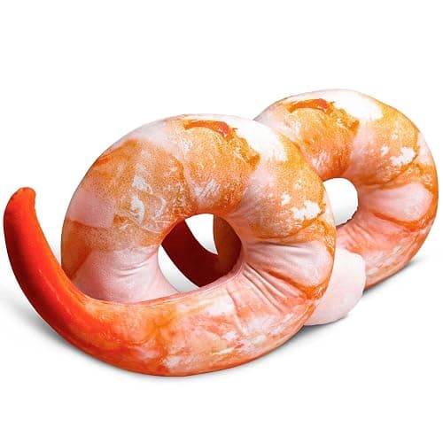 Goetland Large Shrimp Neck Pillow U Shaped Realistic Simulation Travel Throw Cushion Plush Toy thumbnail 4