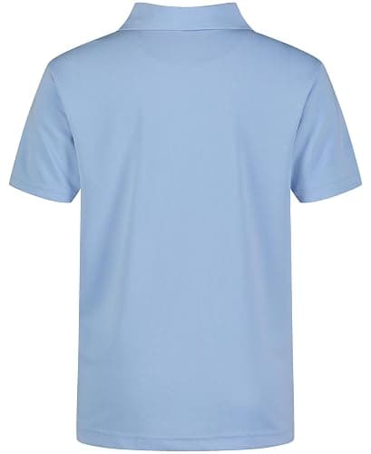 Izod Boys' School Uniform Performance Short Sleeve Solid Polo thumbnail 2