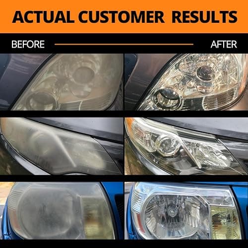 CERAKOTE® Ceramic Headlight Restoration Kit, 10 Wipe Kit | Restores clouded, yellowed headlights, ceramic UV protection, 3-step wipe system, no power tools needed thumbnail 6