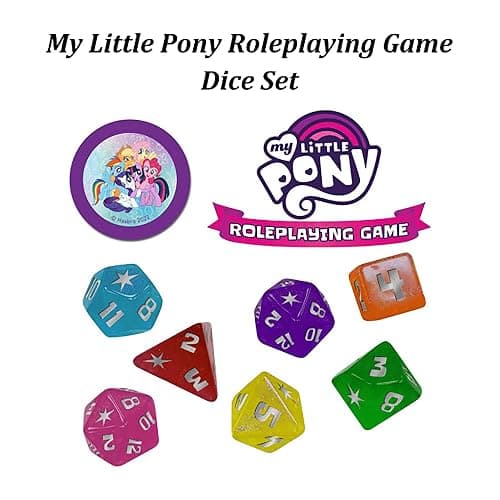 Renegade Games My Little Pony: Roleplaying Game - Dice Set - RPG Accessory, Pink thumbnail 2