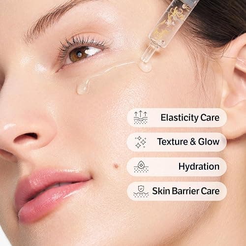 SUNGBOON EDITOR Ultimate Full Face firm-looking Silk Peptides EGF SetㅣDeep Collagen Silk Peptide Intensive Ampoule & Silk Peptides EGF Toner & Cream & Eye Cream & Intensive Gold Overnight MaskㅣKorean thumbnail 3