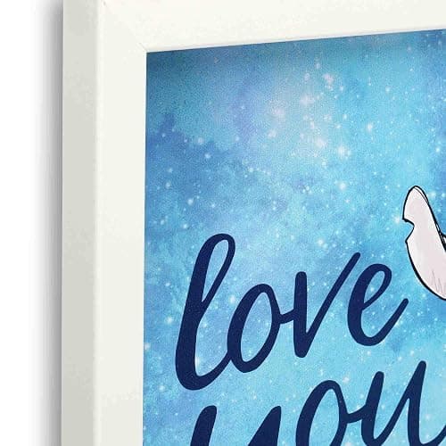 Disney Lilo and Stitch Love You More Framed Wood Wall Decor - Adorable Stitch Wall Art for Kids' Bedroom or Movie Room thumbnail 4