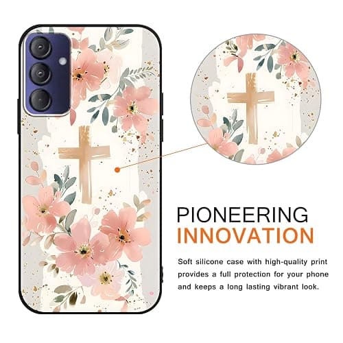 Zrutru 2 Pack Cartoon Floral Phone Case for Gabb Phone 4 Pro 6.5",Cute Kawaii Flower Collage Pattern Cases Aesthetic Design,Black TPU Bumper Protective Cover for Girls Women thumbnail 2