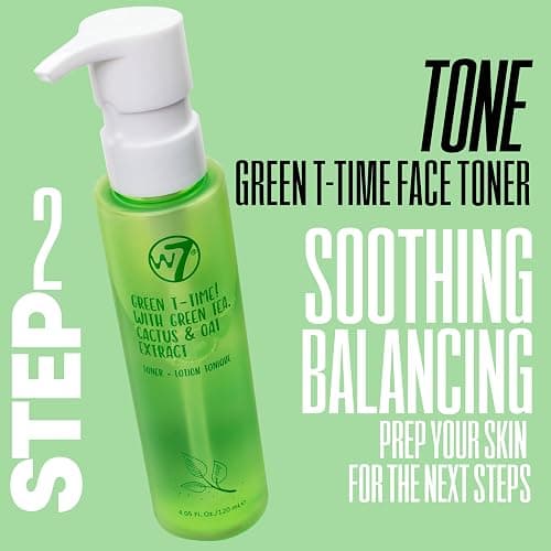 W7 Self Care Skincare Set | Face Cleanser, Toner, Serum, Moisturiser & Lip Mask | Complete Daily Face Routine | Full Size, Long Lasting Products to Use at Home thumbnail 3