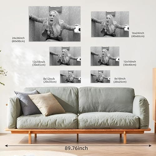 White Chicks Poster Funny Movie Bathroom Wall Art 90s Retro Film Posters Vintage Black And White Humor Comedy Canvas Prints The Toilets Sign Picture for Room Modern Home Decor 12x16inch Unframed thumbnail 3