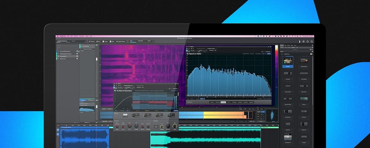 PreSonus AudioBox 96 USB Audio/MIDI Interface with CR3-X Creative Reference Multimedia Monitors and with Newest Version Studio One Artist Software Pack & Isolation Recording Shield thumbnail 5