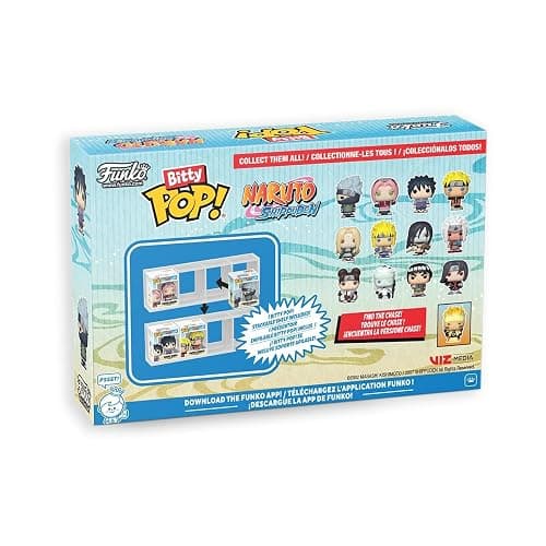 Funko Pop! Bitty: Naruto Shippuden - Kakashi, Sakura, Sasuke, and Chase Mini Figure - 0.9 Inch (2.2 Cm) - Anime Collectable - Gift Idea - Stackable Display Shelf Included thumbnail 2