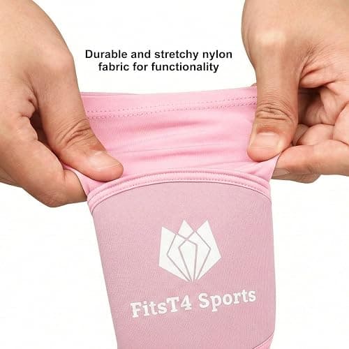 FitsT4 Sports Volleyball Arm Sleeves for Girls Passing Forearm Sleeves with Protection Pads and Thumbhole for Youth thumbnail 3