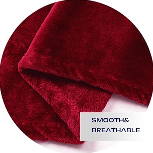 JIAHANNHA Red Throw Blanket Decorations Thin Fleece Blanket 50"x60",Super Soft Cozy Plush Throw Blanket for Couch Sofa Bed,Warm and Lightweight Bed Blankets for Adults thumbnail 5